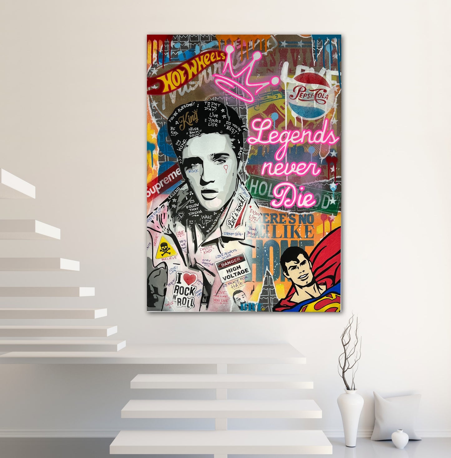 Canvas print - Legends never die