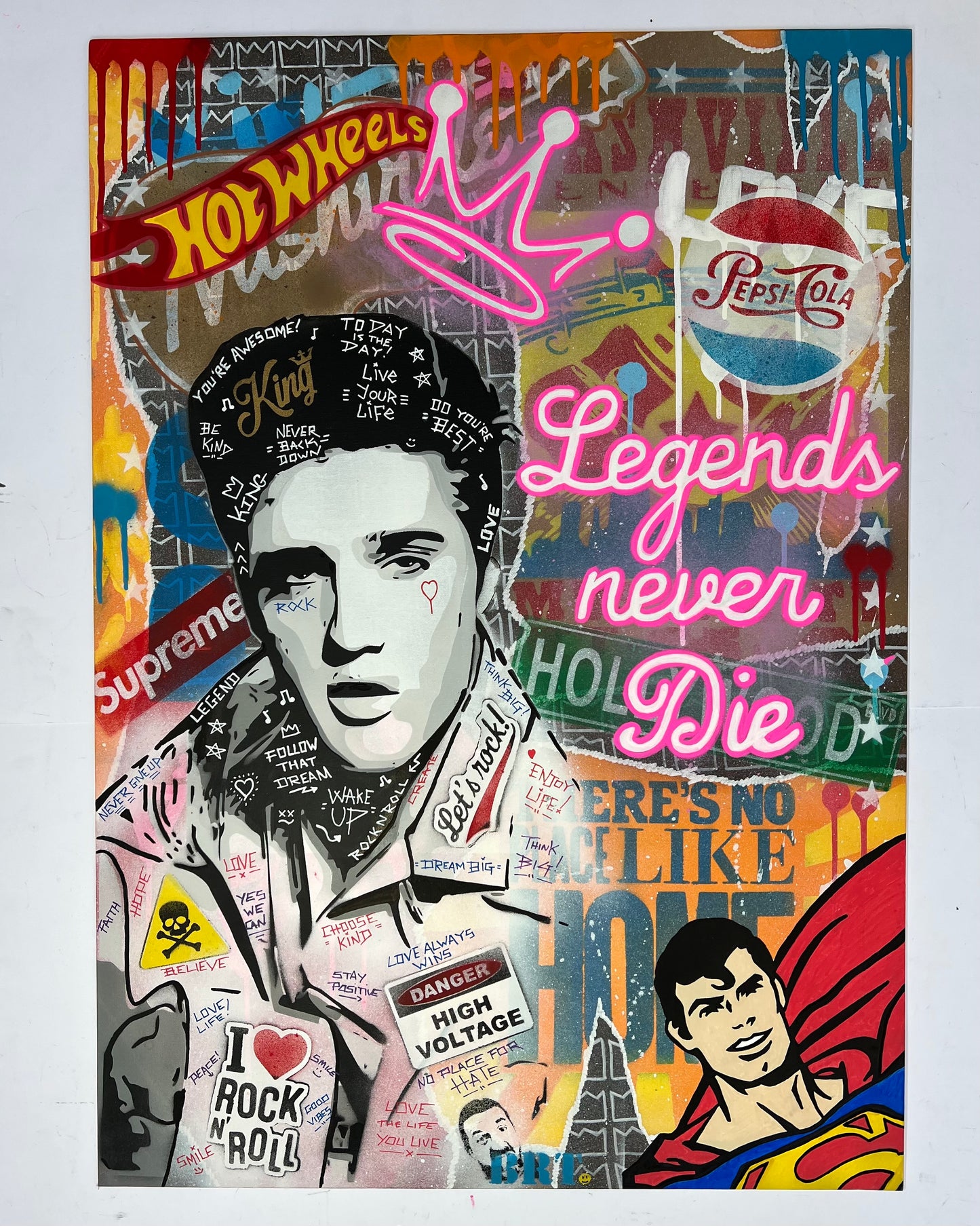 Canvas print - Legends never die